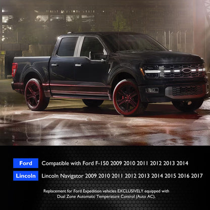 HiSport HVAC Blower Motor Control Module Resistor YH-1829 BL3Z-19E624-A Compatible with Ford F150 2009-2014, Expedition 2009-2014, Replacement for Lincoln Navigator 2009-2017 Auto Temp Control