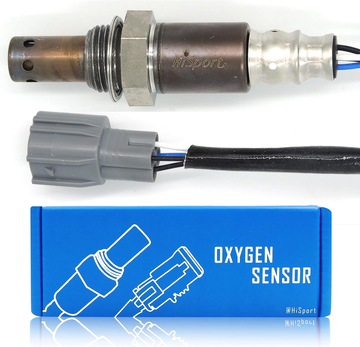 HiSport Wideband Oxygen Sensor 234-5107 - Heated O2 Sensor Replacement for 250-25035, 5-Wire Air Fuel Ratio Sensor,1 Upstream, Compatible with Audi A3/A3 Quattro/TT/TT Quattro, VW Passat and More