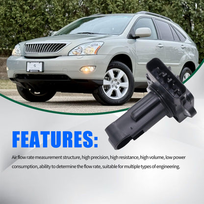 HiSport Mass Air Flow Sensor 22204-22010 Compatible with Lexus Toyota 2002-06 Camry,2003-08 Corolla,2001-10 Highlander,2000-07 4Runner,1999-10 Tacoma 3.4L 4.0L 2001-05 RAV4,ES300/RX300 3.0L