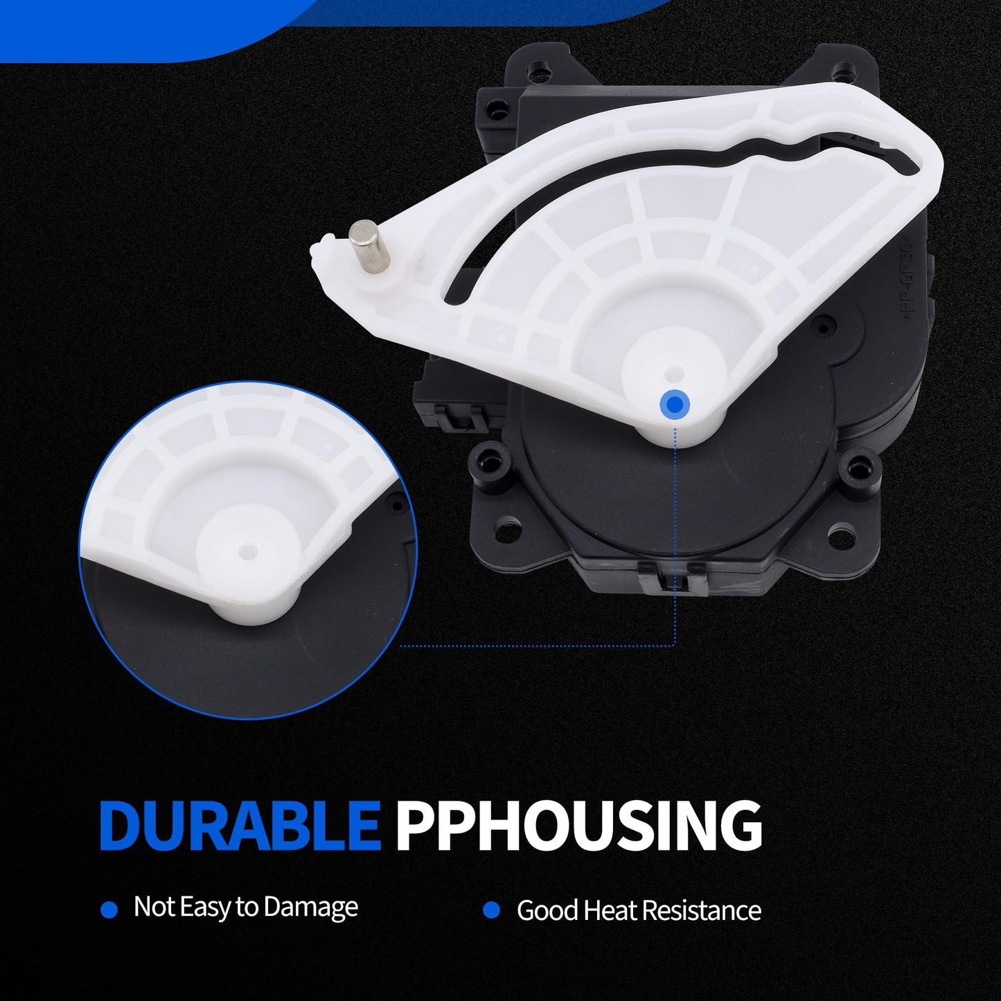 HiSport HVAC Mode Air Blend Door Actuator - Compatible with Lexus GS300 1997 1998 1999 2000 2001 2002 2003-2005,GS400 1998-2000,GS430 2001-2005,IS300 2001-2005,RX300 1999-2003,SC430 2002-2010#604-917