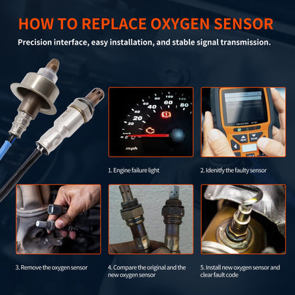 HiSport Oxygen O2 Sensor Upstream Downstream - Compatible with 2011-2013 Toyota Corolla Pontiac Vibe Replacement 25024486 25024777