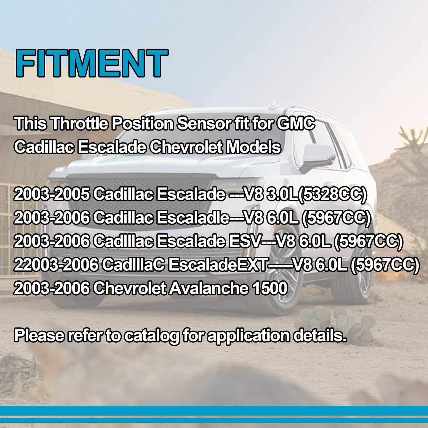 HiSport 977-000 Throttle Body Sensor & Connector Compatible with Cadillac Escalade Chevy Buick Express GMC Throttle Sensor & Wiring Harness Pigtail Kit Replace 12570800 217-2293 217-2293