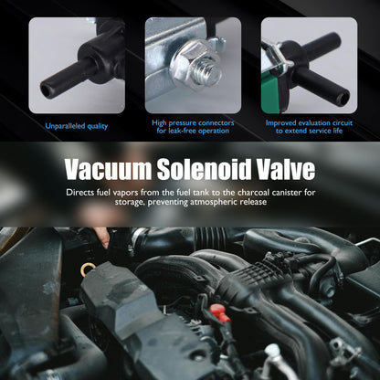 HiSport Vacuum Solenoid Valve - Compatible with Mazda 3 2004-2013 5 2012-2013 6 2009-2013 CX-7 2007-2012 - Replace K5T46588 K5T46597