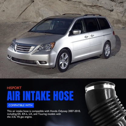 HiSport 17228-RGL-A11 Air Intake Hose Compatible with Honda Odyssey V6 3.5L 2007 2008 2009 2010 Replacement for 696158