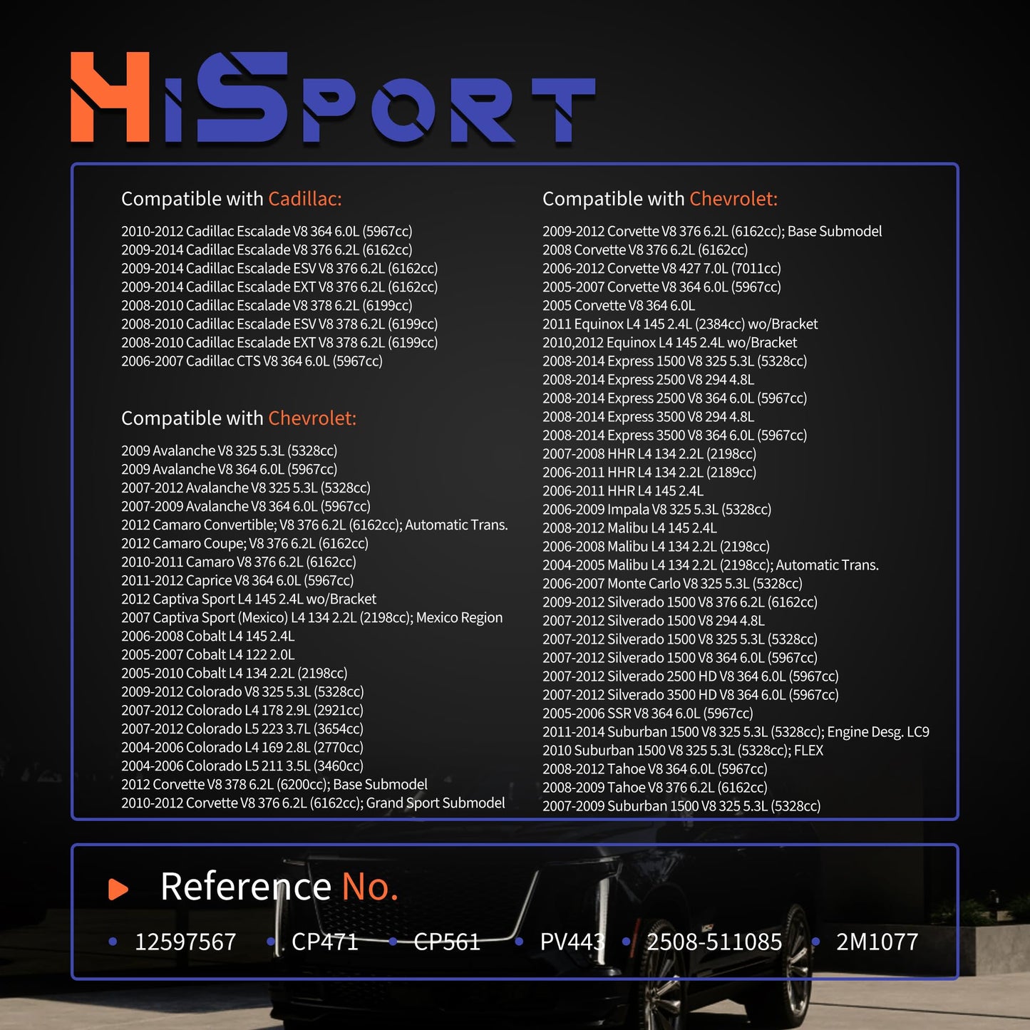 HiSport 214-1680 Vapor Canister Purge Valve solenoid Compatible with Chevy Buick Cadillac Chevy GMC Express Silverado Suburban Savana Replace 12597567 PV443 911-032 2141680 911032 12570469