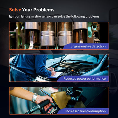 HiSport 27370-38000 Ignition Failure Misfire Sensor - Compatible with Hyundai Santa Fe Sonata XG300 KIA Optima Sedona Sorento Replaces MD374437