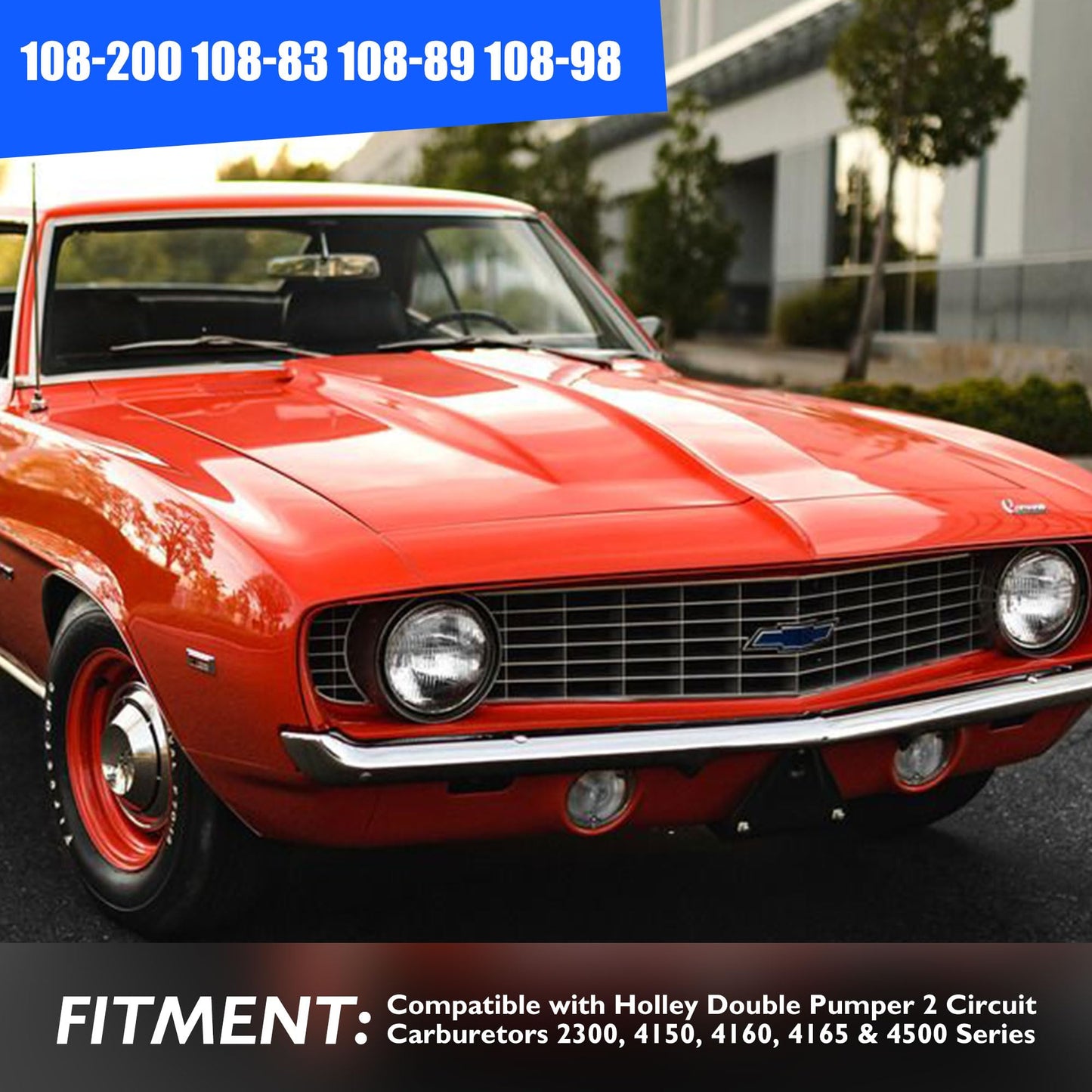 HiSport Carburetor Fuel Bowl Gasket Kit - Compatible with Holley Carburetor 2300 4150 4160 4165 4500 - Replace 108-200