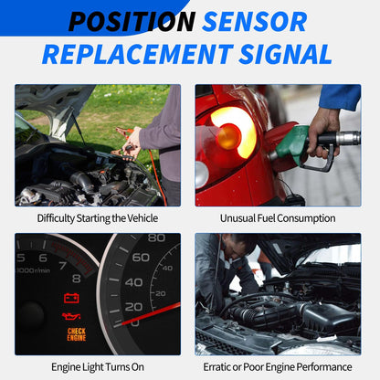 HiSport 917-781 Engine Crankshaft Position Sensor Compatible with Ford Club Wagon Cougar Crown Victoria E-150 E-250 Lobo F-150 F-250, Lincoln Aviator Blackwood Mark LT, Mercury Cougar Grand Marquis