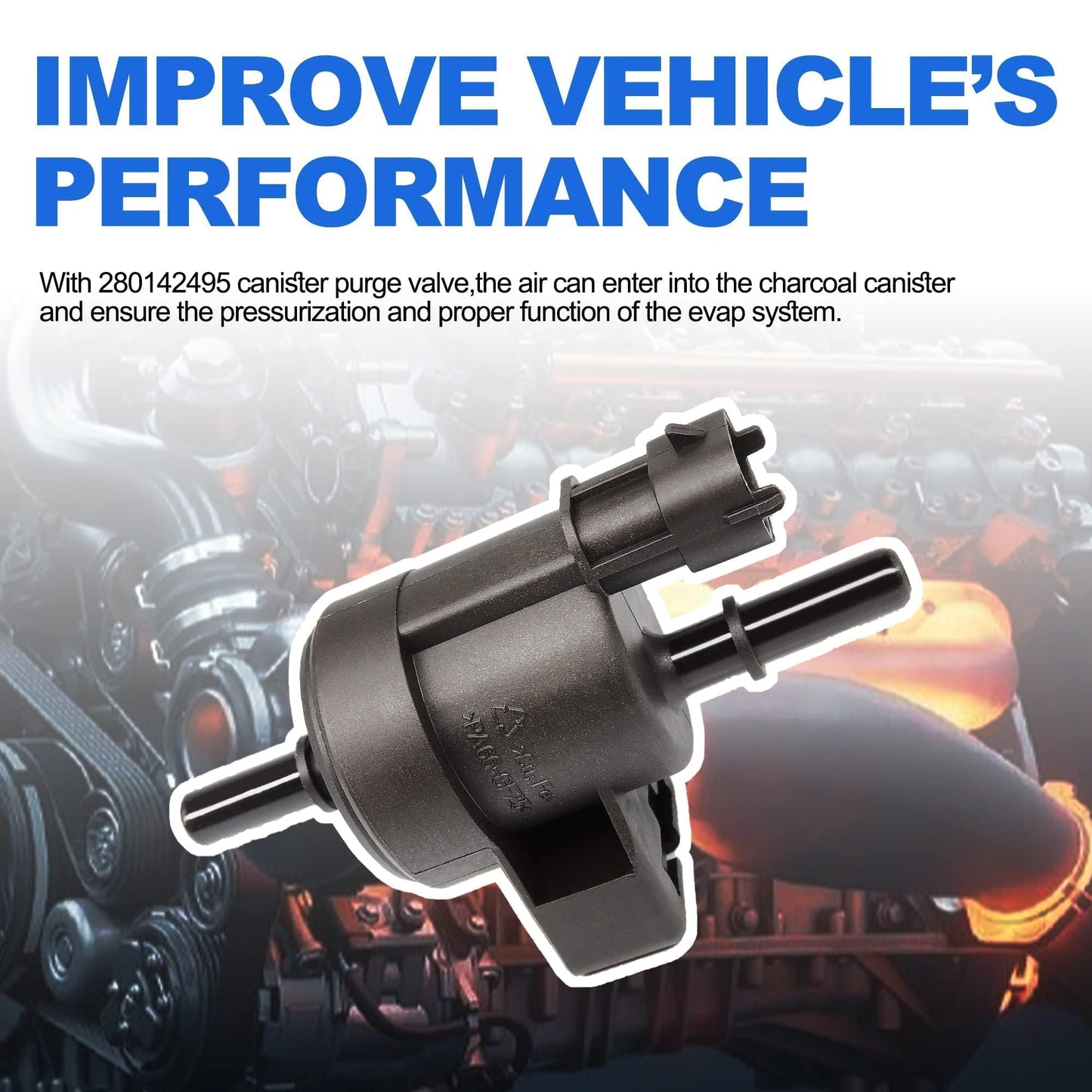 HiSport Vapor Canister Purge Valve 214-2317 - Compatible with Chevrolet Sonic Cruze Limited 2011-2018 Replaces 55567453 CP780 PV703