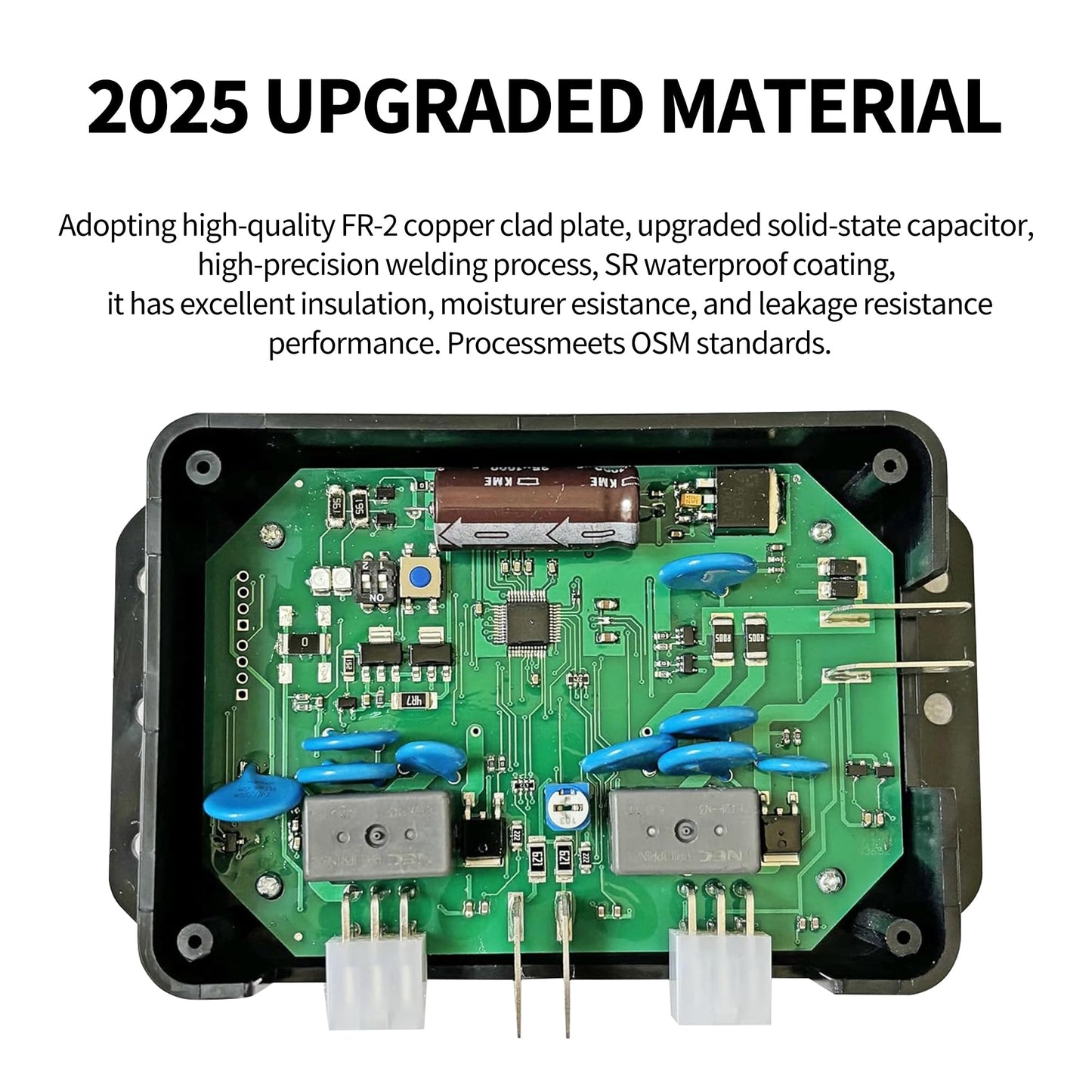 HiSport Upgraded 13398-DO Dual Synchronous Velocity Slide Controller Replacement for Controller V-Sync ual Drive Motor II Compatible with Lippert in-Wall Slide-Out on RV
