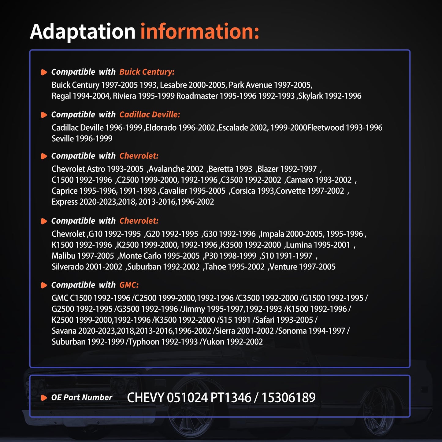 HiSport AC Heater Climate Fan Speed Control Wire Harness Connectors Pigtail PT1346 15306189 969907 Replacement for Chevy Tahoe Silverado 2500 C1500 C2500 C3500 K3500 K2500 K1500 C3500HD 1989-2022