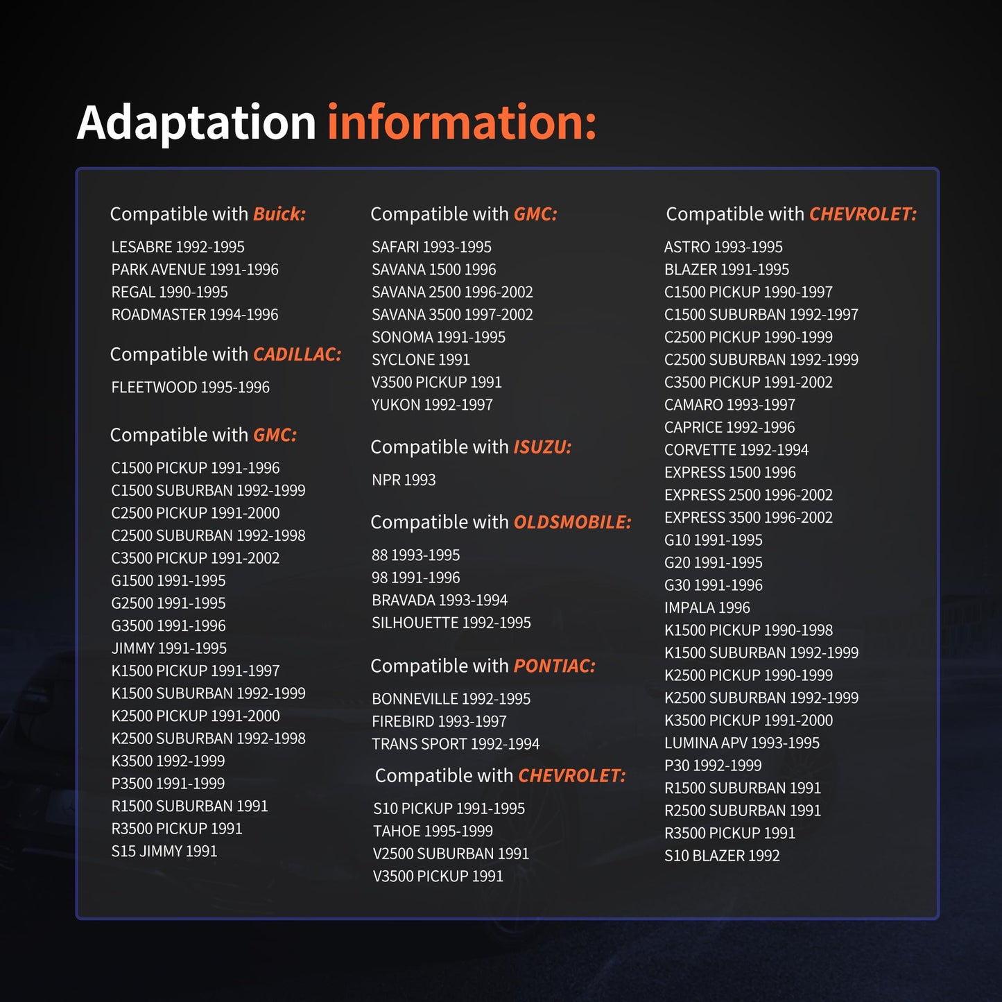 HiSport 1-Wire Pigtail Coolant Temperature Sensor Connector C1500 16CM - Compatible with GM Vehicles Chevy C1500 K1500 Tahoe Impala Buick Regal Oldsmobile 98