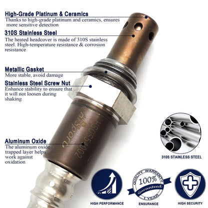 HiSport Oxygen Sensor Compatible with Subaru Outback 2001,2002, 2003, 2004, Toyota Camry 2000, 2001, 2002, 2003 Solara 2000-2003 Replaces 250-54002