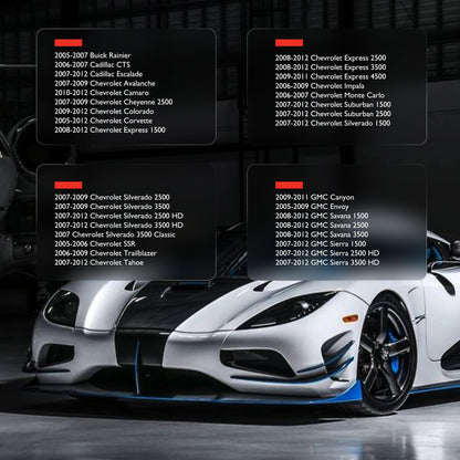 HiSport Spark Plug Wire Set Compatible with Chevy GMC VORTEC LS1 4.8L 5.3L 6.0L 10.5MM 1999-2006 Ignition Wire Set Replacement for Accel9059 9748RR 89018056