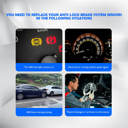HiSport Front Right Left ABS Wheel Speed Sensor - Compatible with 2007 2008 2009 2010 2011 Honda CR-V Replaces ALS1598