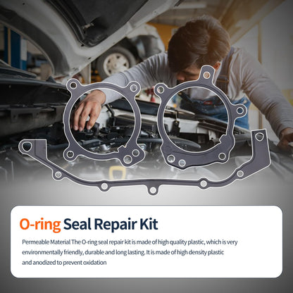 HiSport Dual Vanos O-Ring Seal Repair Kit - Compatible with BMW E36 E39 E46 E53 E60 E83 E85 M52tu M54 1998-2006 - Replacement Timing Solenoid Gasket Kit 11361433513 11361748745