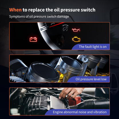 HiSport Transmission Pressure Switches 28600-RKE-004 28600-RAY-003 Compatible with Acura Honda MDX RL Odyssey Pilot Ridgeline 3.5L Automatic Transmission 2ND - 3RD Gear Oil Pressure Sensor Switch 2PCS