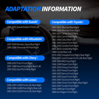 HiSport 8340260G01 Power Window Lift Motor Replacement for Toyota 4Runner 1992-2002 Tailgate Window Motor,Compatible with Suzuki Lexus