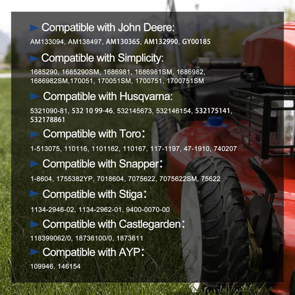 HiSport Starter Solenoid Compatible with John Deere AM133094, MTD 725-04439 Cub Cadet Lawn Tractor