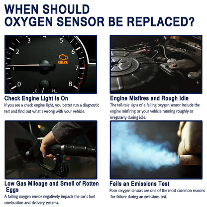 HiSport 250-24355 Oxygen Sensor Compatible with Saturn LW Wagon L Sedan, Oldsmobile Bravada, Isuzu Ascender, Hummer H2, GMC Envoy Safari Yukon XL 1500, Chevrolet Astro Captiva, Cadillac CTS Escalade