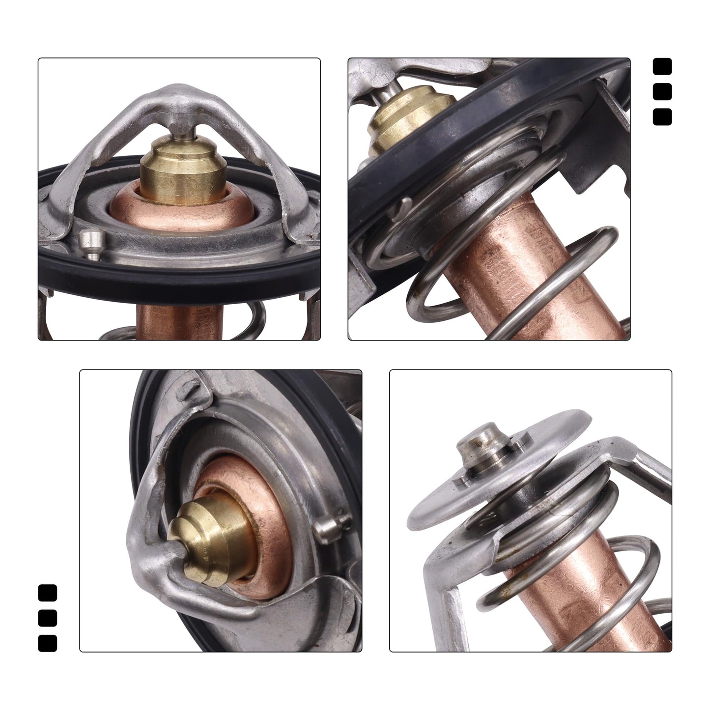 HiSport Engine Coolant Thermostat 9091603136 90916C3001 Compatible with Toyota Camry Hybrid Corolla Highlander Matrix RAV4 Solara & Lexus HS250h & Scion tC xB