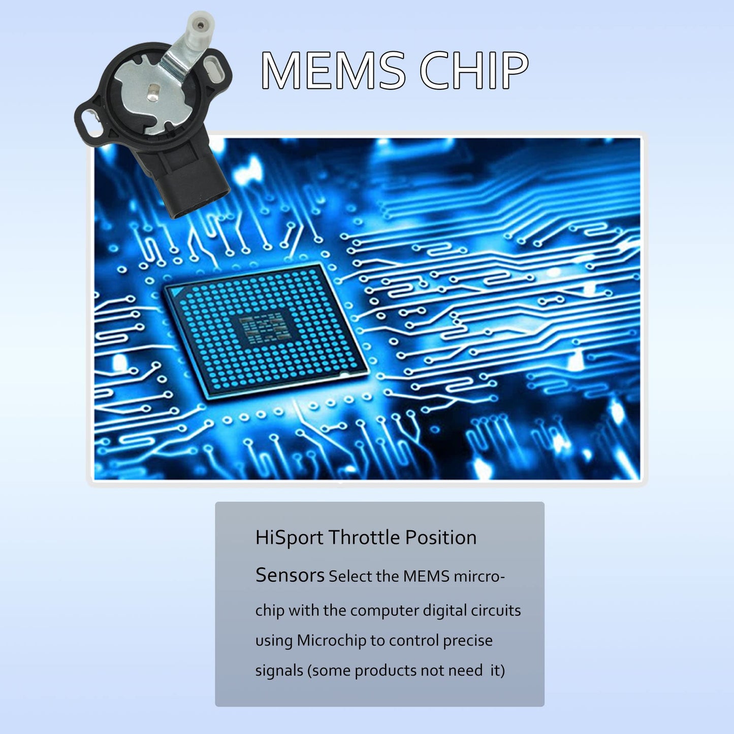 HiSport Throttle Accelerator Pedal Position Sensor - Compatible with Nissan 350Z Infiniti FX35 G35 2003-2008 Replace#18002AM81D 18002-AM81E 18919-AM810 18919-6N20