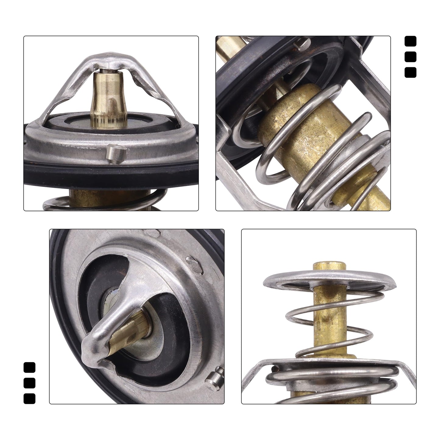 HiSport Engine Coolant Thermostat Assembly Compatible with Chevy GMC Cadillac 131-160, 89018168