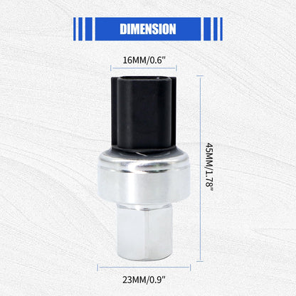 HiSport SW-10101C A/C Air Conditioner Pressure Sensor Switch Compatible with Lincoln MKT MKX MKC Aviator Continental Mark LT, Ford Edge Escape Mustang F-650 Fiesta Bronco Explorer Fusion Maverick