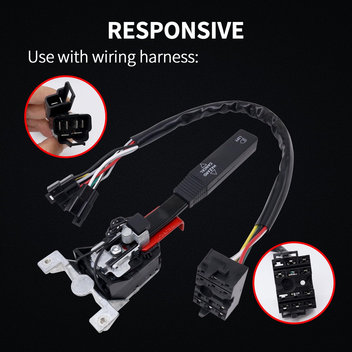 HiSport Turn Signal Combination Switch - Compatible with Kenworth Replace 01481376 480836 577.59006