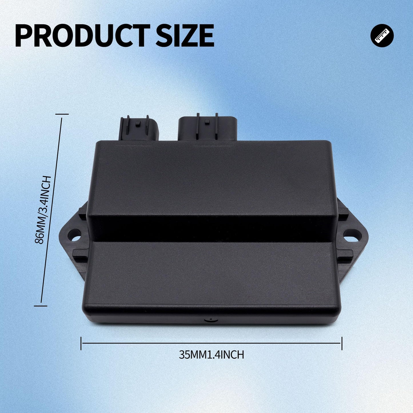 HiSport CDI Box Ignitor Module Unit - Compatible with Yamaha YFM350X Warrior 350 2002 2003 2004 YFM350 Raptor 350 2004 2005 2006 2007 2008 2009 2010 2011 2012 2013 Replaces 5YT-85540-00-00