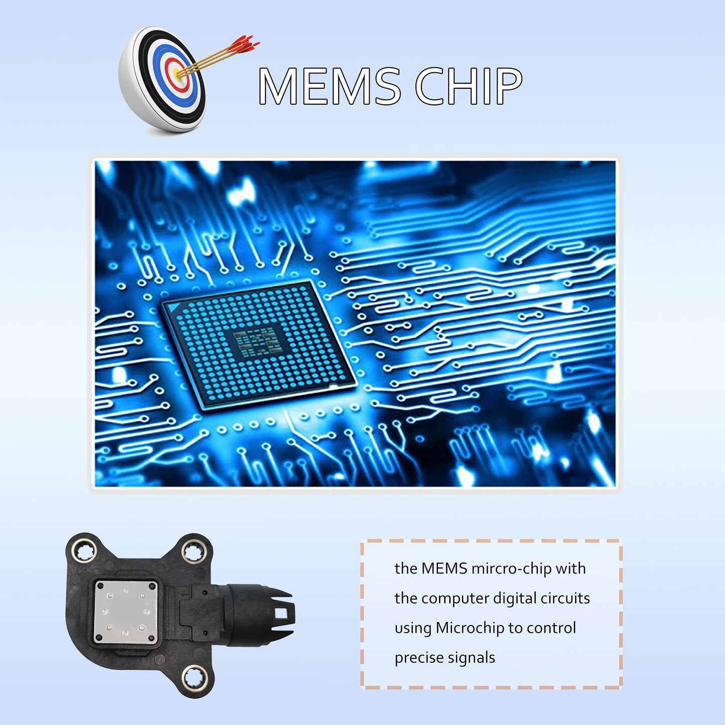 HiSport Variable Timing Eccentric Shaft Sensor 11377524879 917030 - Compatible with 128i, 325i, 328i, 330i, 525i, 528i, 530i, X3, X5, Z4