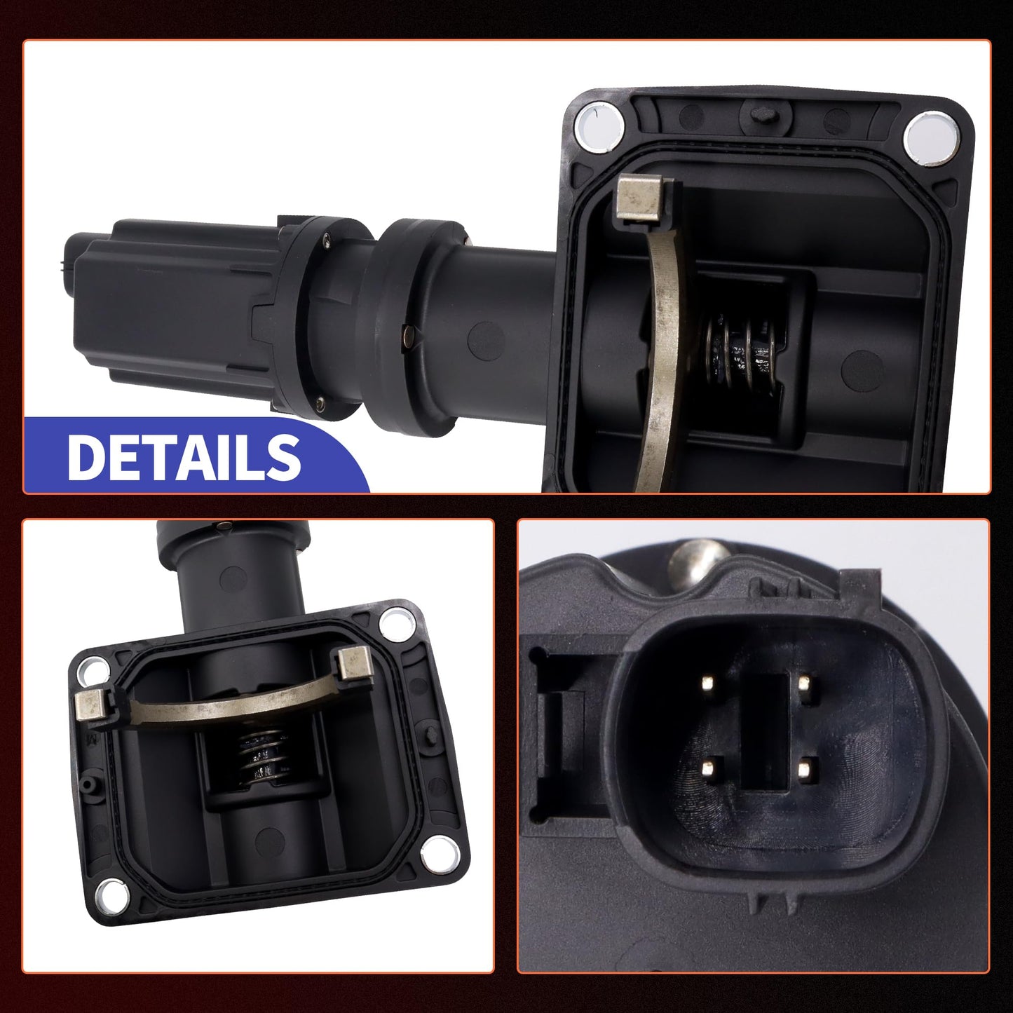 HiSport 4x4 Front Differential Axle Actuator compatible with Dodge Ram 1500 2008-2016 Pickup Truck Replace 52114387AB 52114387AC 52114387AD