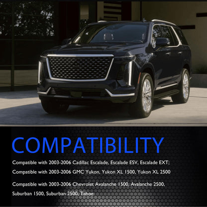 HiSport Driver Side Seat Heater Switch Control with Pedal - Compatible with Cadillac Escalade ESV EXT Chevy Avalanche 1500 2500 Suburban 1500 2500 Tahoe GMC Yukon XL 1500 2500 Replace 15116862