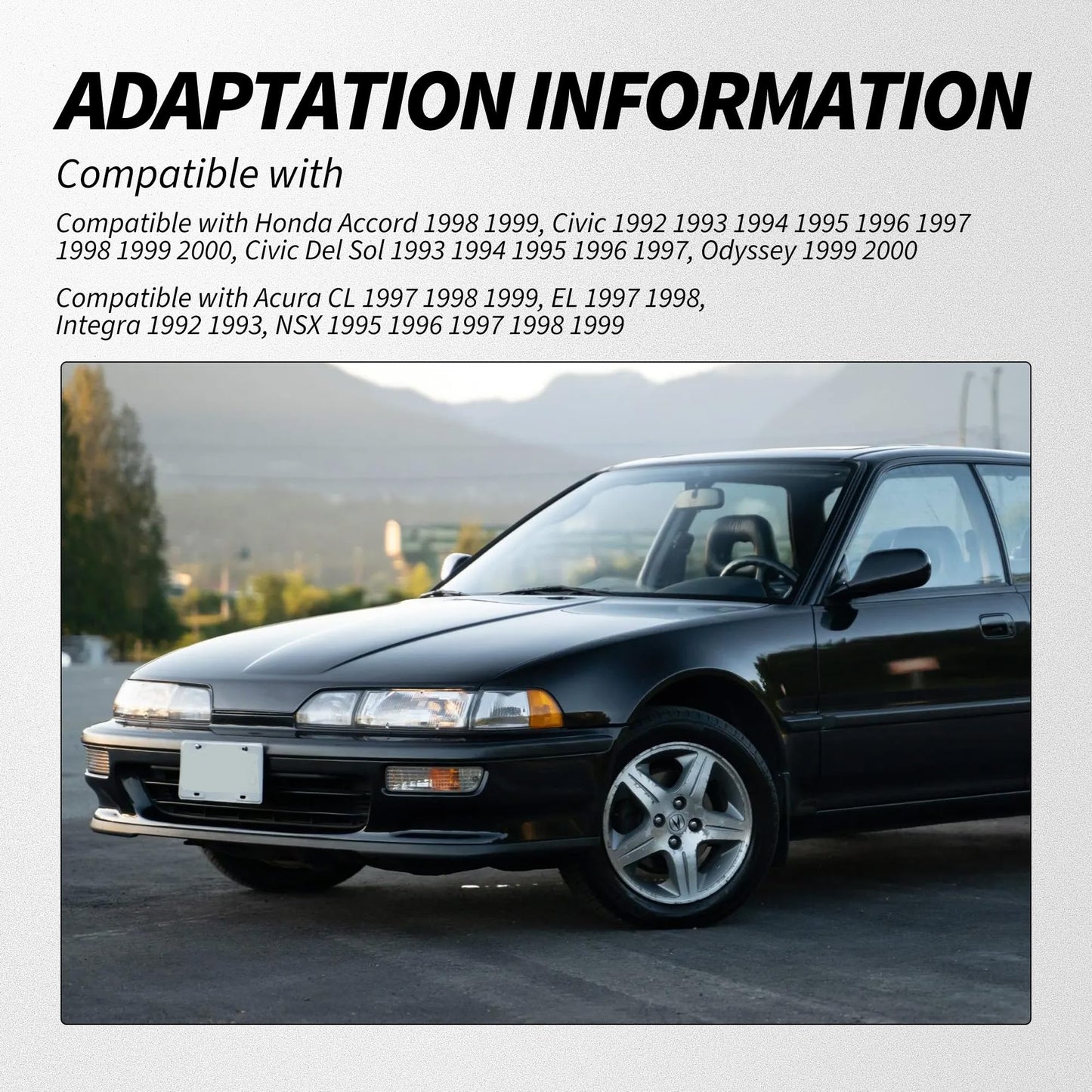 HiSport O2 Oxygen Sensor Upstream Downstream - Compatible with Acura CL EL Instegra NSX Honda Accord Civic Del Sol Odyssey Replacement 2344099 36531P06A11