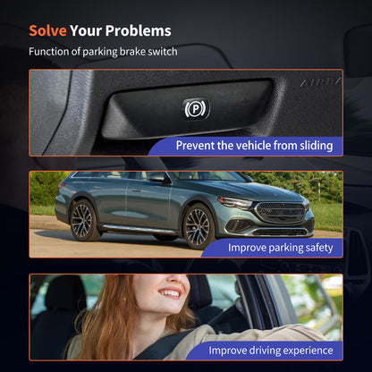 HiSport A2044270020 Brake Release Handle- Compatible with Mercedes-Benz C E CLS GLK Class X204 W204 W207 W218 W212 2008-2016