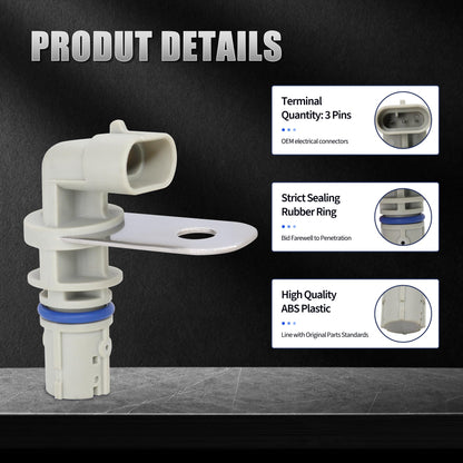 HiSport 12585546 Crankshaft Position Sensor - Compatible with Chevry Express 1500 2500 3500 4500 Buick Allure Cadillac CTS Hummer H2 H3 H3T Pontiac G8 Saab 9-7x GMC Savana - Replace 917-760 2133520