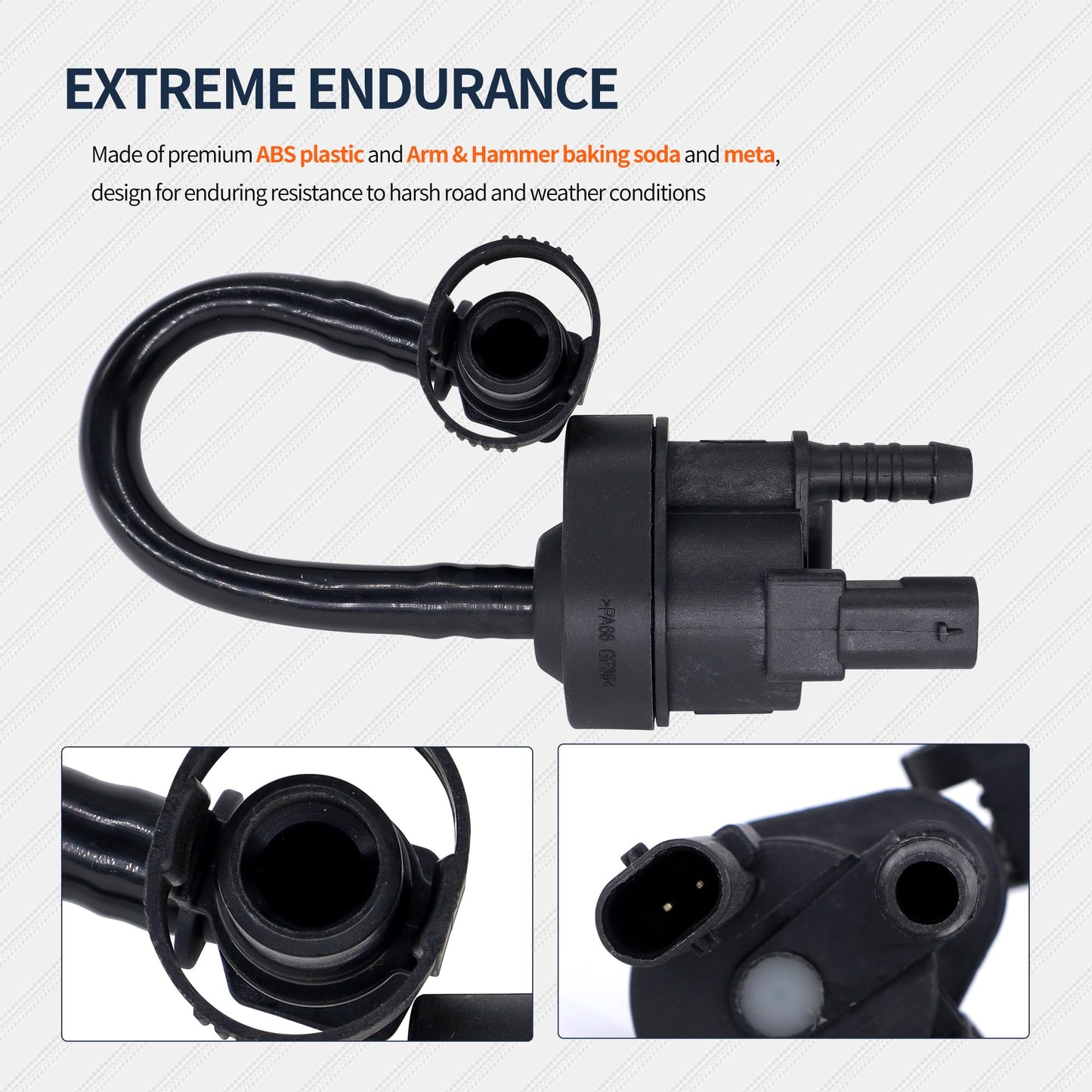 HiSport 06E133781E Vapor Canister Purge Valve - Compatible with Audi A6 A7 A8 Quattro Q5 Q7 S4 S5 SQ5 3.0L 2011-2021 Compatible with VW Touareg 2013-2017