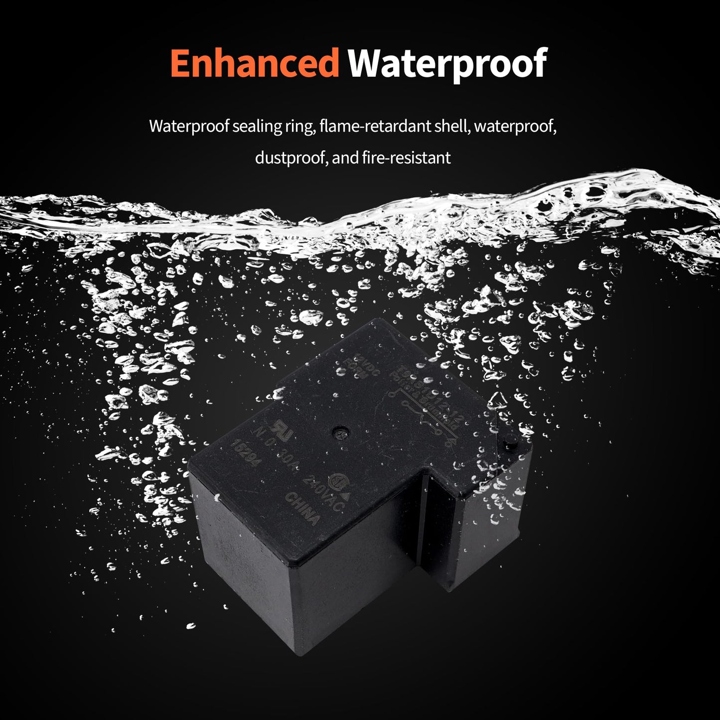 HiSport T9AS1D12-12 Power Relay 12VDC 30A SPST-NO PCB Compatible with PC Board or Panel-Mounted Applications