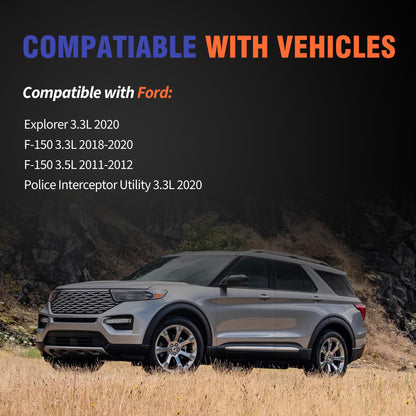 HiSport Engine Valve Cover Gasket Set - Compatible with Ford Explorer 3.3L 2020 | F-150 3.3L 2018-2020 3.5L 2011-2012 | Police Interceptor Utility 3.3L 2020 - Replace VS50814R1