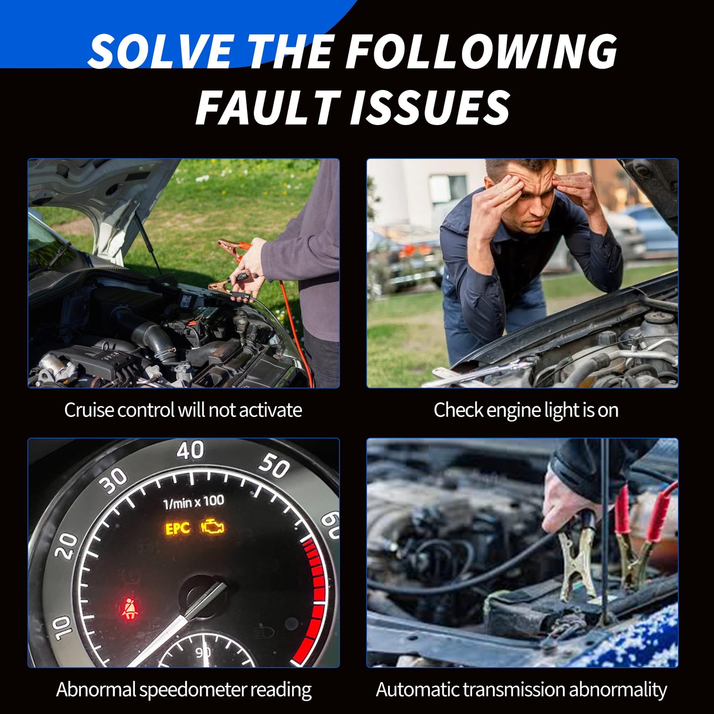 HiSport Transmission Speed Sensor - Compatible with Honda Accord Civic CR-V Fit HR-V Replaces 28810-RJ-2003 28810RJ2003