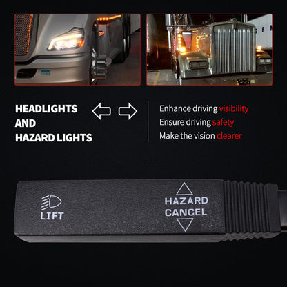 HiSport Turn Signal Combination Switch - Compatible with Kenworth Replace 01481376 480836 577.59006