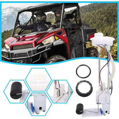HiSport 47-1002 Electric Fuel Tank Pump Assembly Compatible with Polaris Sportsman 450 570 850 ETX Touring X2 XP 2014 2015 2016 2017 2018 2019, Hawkeye 325, Scrambler 850 Replace 73-8912