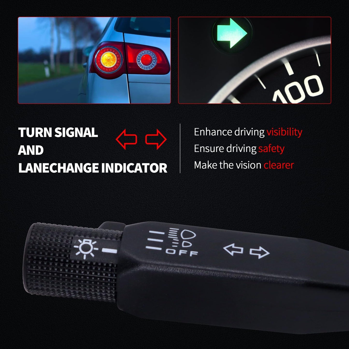 HiSport 25540D4500 Multifunction Turn Signal Switch Compatible with Nissan D21 Pickup 1986 1987 1988 1989 1990 1991 1992 1993,Pathfinder 1987 1988 1989 1990 1991 1992,Sentra 1987-1990,Stanza 1987-1989