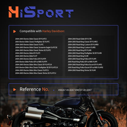 HiSport 74505-04 Voltage Regulator Rectifier - Compatible with Harley Davidson Electra Glide Road Glide Road King 2004 2005