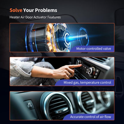 HiSport 604-132 HVAC Blend Door Actuator - Compatible with Chevy Colorado 2004-2012 SSR 2003-2006 GMC Canyon 2004-2012 Pontiac Vibe 2003-2008