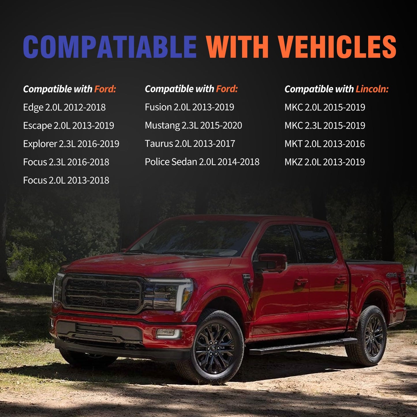 HiSport Valve Cover Gasket - Compatible with Ford Edge Escape Explorer Focus Focus Fusion Mustang Special Service Police Sedan Taurus Lincoln MKC MKC MKT MKZ 2.0L 2.3L 2012-2020 - Replace VS50878R