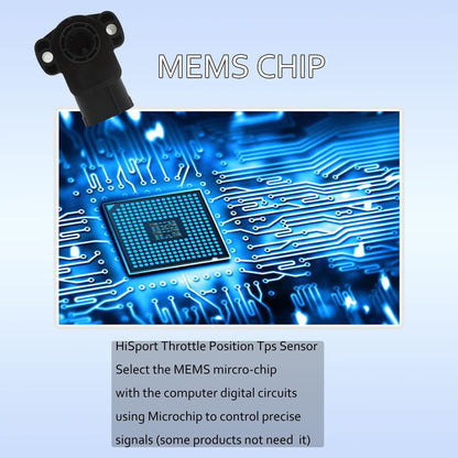 HiSport TPS Throttle Position Sensor Compatible with Ford E-150 E-250 E-350 E450 E550 F-150 Crown Victoria, Lincoln, Mazda, Mercury Replacement for OEM DY-967, F4SZ-9B989-AA, F4SZ9B989AA