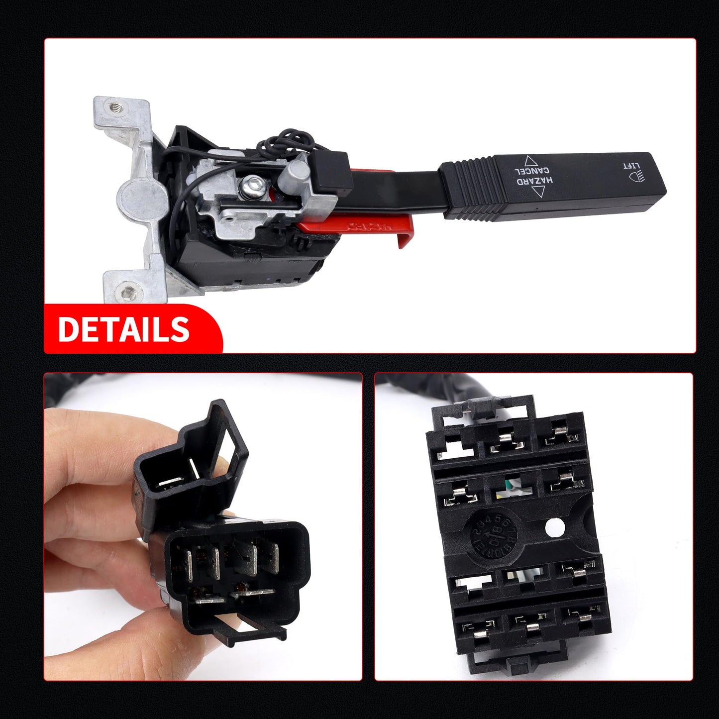 HiSport Turn Signal Combination Switch - Compatible with Kenworth Replace 01481376 480836 577.59006