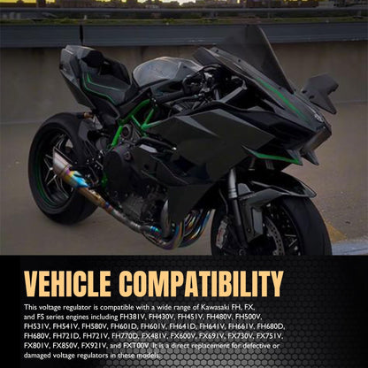 HiSport Voltage Regulator Rectifier - Compatible with Kawasaki FH & FX Series engine Replaces 21066-7011 21066-7001 21066-7003 21066-7006