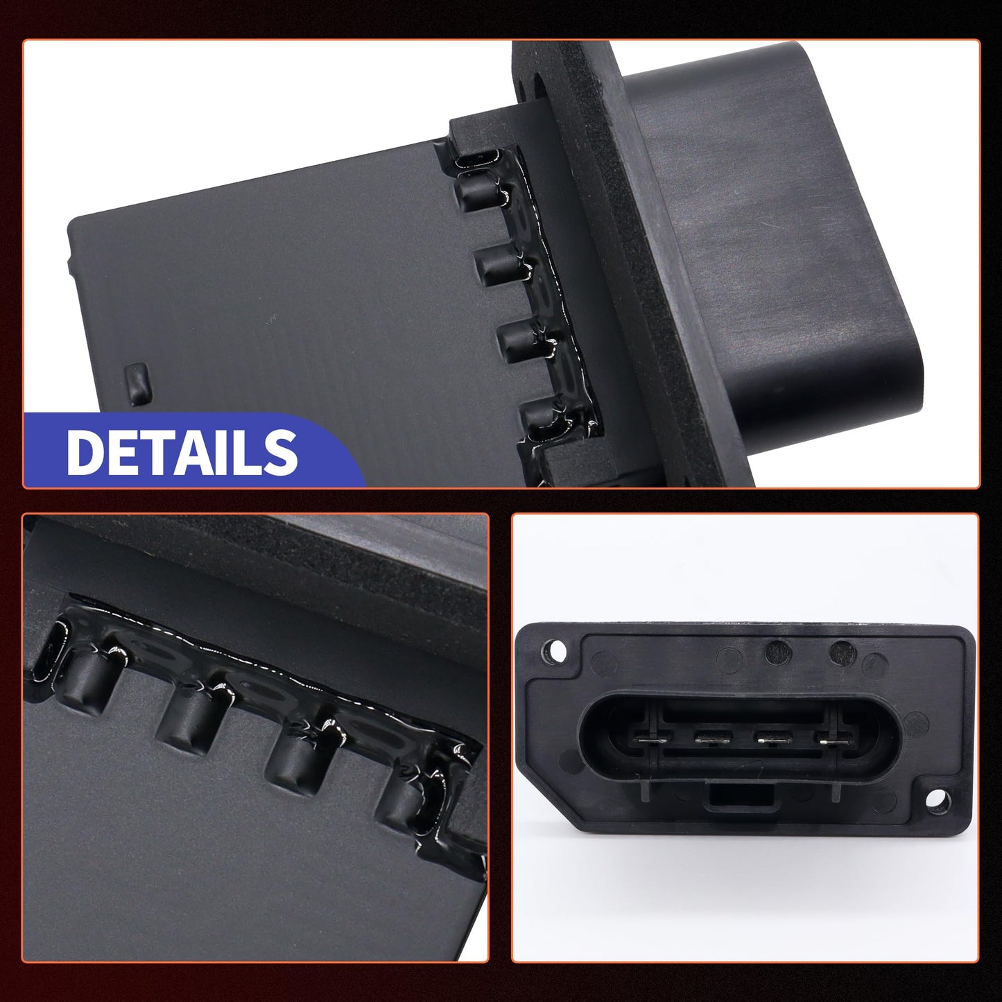 HiSport HVAC Fan Blower Motor Resistor Compatible with Ford Expedition Explorer Sport Trac & Lincoln Aviator Navigator & Mercury Mountaineer YH-1716 4L2Z19A706AA